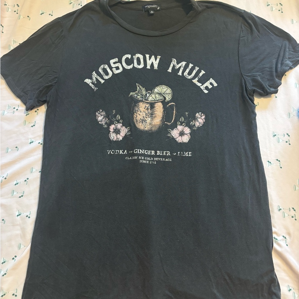 Moscow Mule Graphic Tee - Black